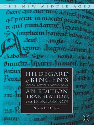 cover image of Hildegard of Bingen's Unknown Language